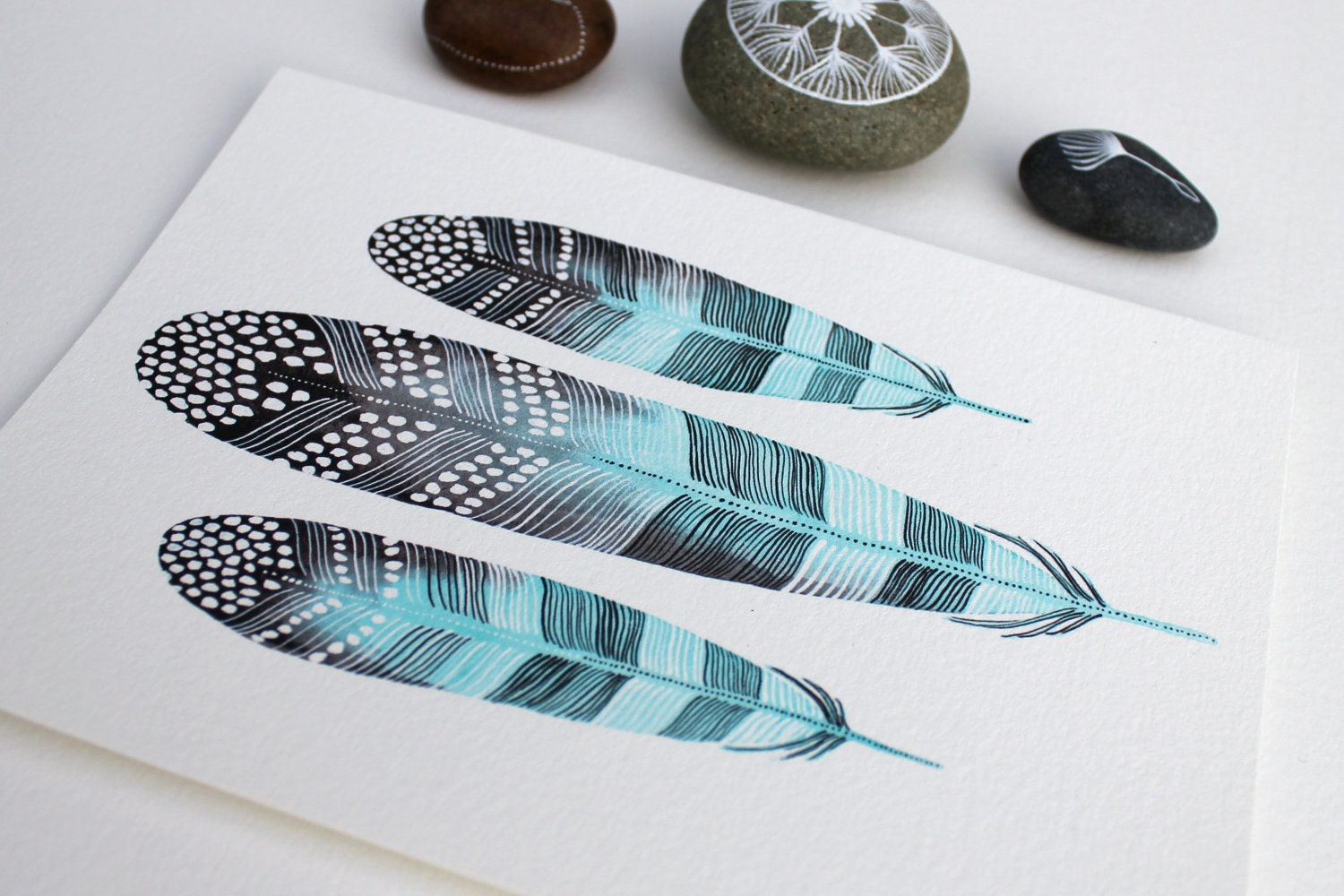 Feather Art Painting