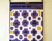 A Garden of Fruit Trees - part of the Botanical Series, Vintage 1963 poster by Osborn Woods