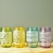 Festive Spring Mason Jars- Handpainted Moroccan Inspired Mason Jars with Pearl White Detailing