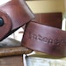 Leather Cuff / Bracelet, INTENTIONAL, Hand Stamped