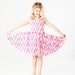 Southwest Twirling Dress in Hot Pink on Creme
