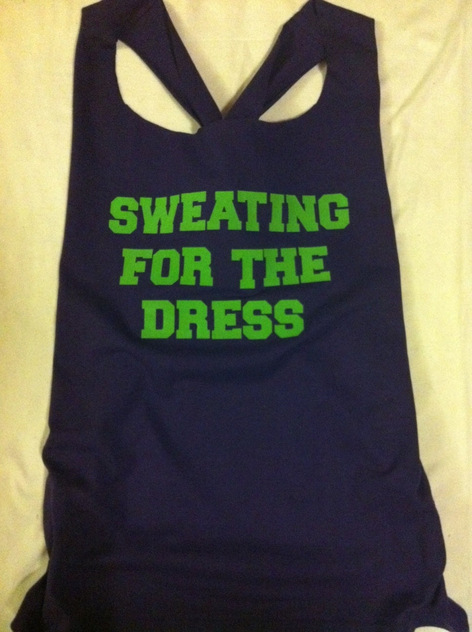 Sweating for the Dress Work-out Tank Top