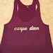 Carpe Diem - Sieze the Day Racerback Tank