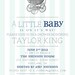 Baby Shower Invitation -- Vintage Baby Carriage - Boy Girl or Gender Neutral