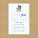 Baby Shower Invitation -- Vintage Baby Carriage - Boy Girl or Gender Neutral
