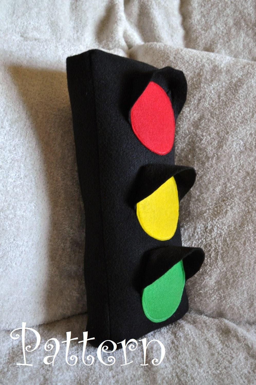 Traffic Light Plush Pillow PDF Tutorial Pattern