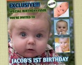 Magazine Cover Birthday Invitations - You Print Il_170x135