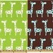 Giraffe Stroller Blanket with Cuddle MInky