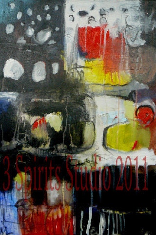 Original Abstract Painting - "Beat As One"