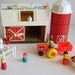 Fisher price Family Farm Barn with Silo  little people toy vintage 1970's toy