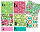 Custom 3 piece Baby Bedding Set--Crib skirt, bumper pads, and sheet (Soul Blossoms)