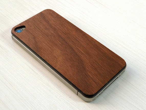 Real Walnut Wood iPhone Skin Sticker