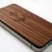 Anchor & Rope Etching on Real Wood iPhone 4 Skin Cover