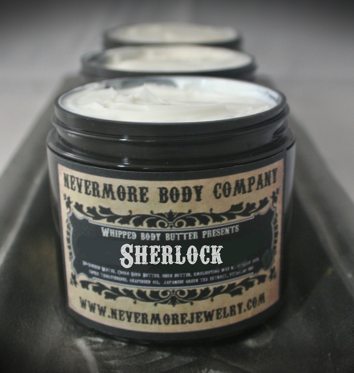 NEW Sherlock whipped body butter lotion Vegan Rose Orange Honey