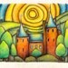 Welsh' Fairytale' castle print Castle Coch, Cardiff Wales from Original Drawing