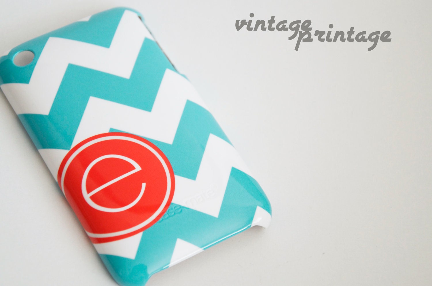 Chevron with Techron Personalized Monogramed Case