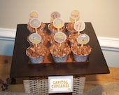 Hunger Games Cupcake Toppers and Wrappers Set