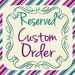 RESERVED for Melissa