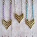 Chevron Necklace Military Necklace