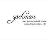 Custom Return Address Stamp -  Zachmans