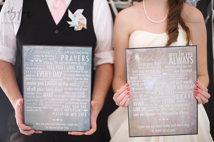 Wedding Vows Typography