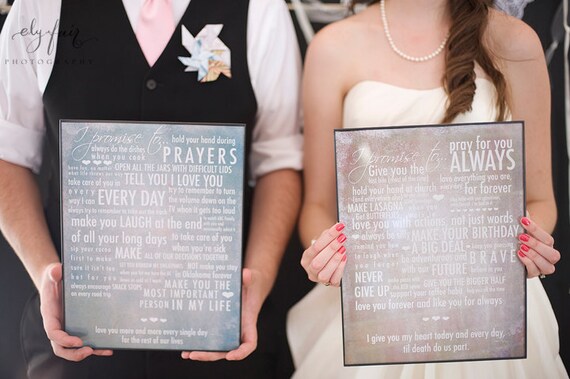 Wedding Vows Typography