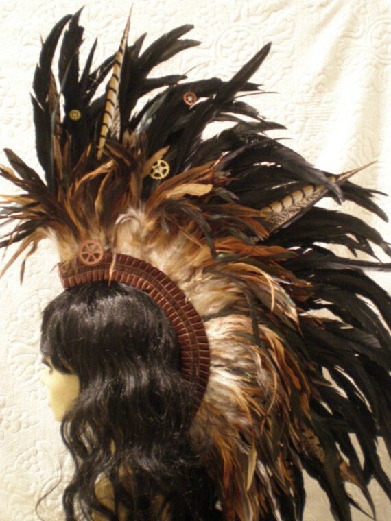 Feather Mohawk: Clockwork Steampunk