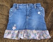 Toddler Denim Jean Skirt - Size 2T