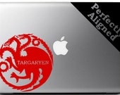 Vinyl Decal - 5" Game of Thrones inspired House Targaryen Crest for Macbook, Laptop, Ipad, etc.