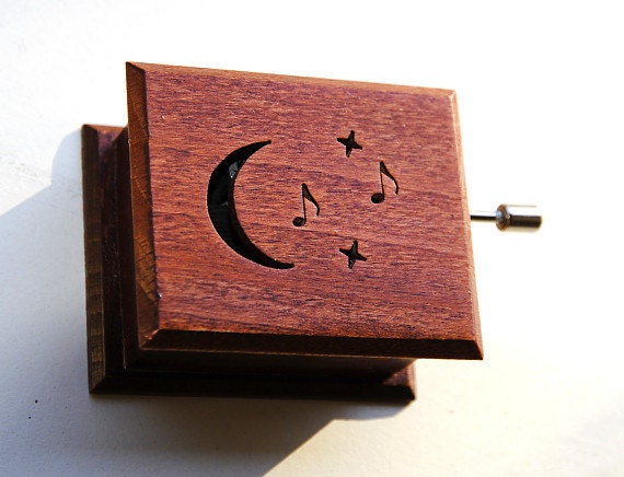 Wooden music box  "Beethoven: Moonlight Sonata" ZD13e005