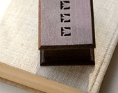 Wooden music box  "Brahms: Hungarian Dance" ZD14e013