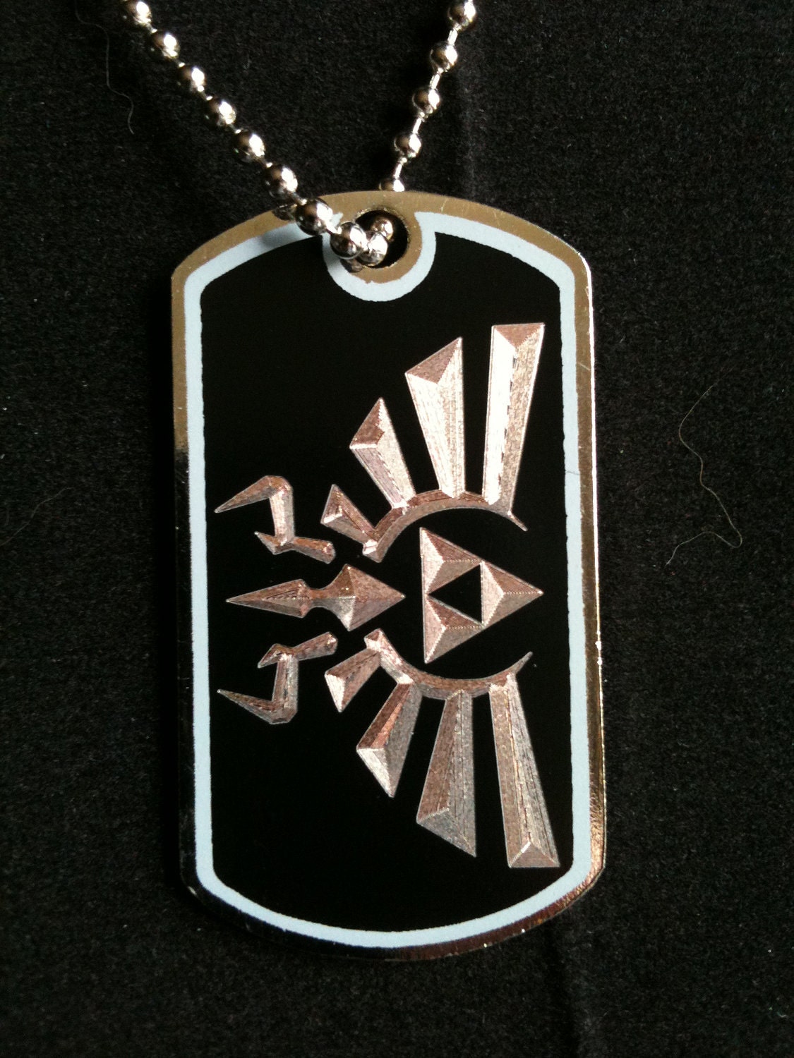 Legend of Zelda Hyrule Crest Dog Tag Necklace
