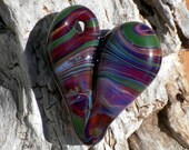 Heart Necklace Glass Jewe...