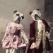 Ike and Tina - Vintage Dog 5x7 Print - Anthropomorphic - Altered Photo - Bull Dog - Whimsical Animal Art - Photo Collage - Unusual Gift