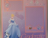 Disney Princess: Cinderella  12 x 12" Premade Scrapbook Page