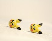Pikachu Head Pokemon Earrings