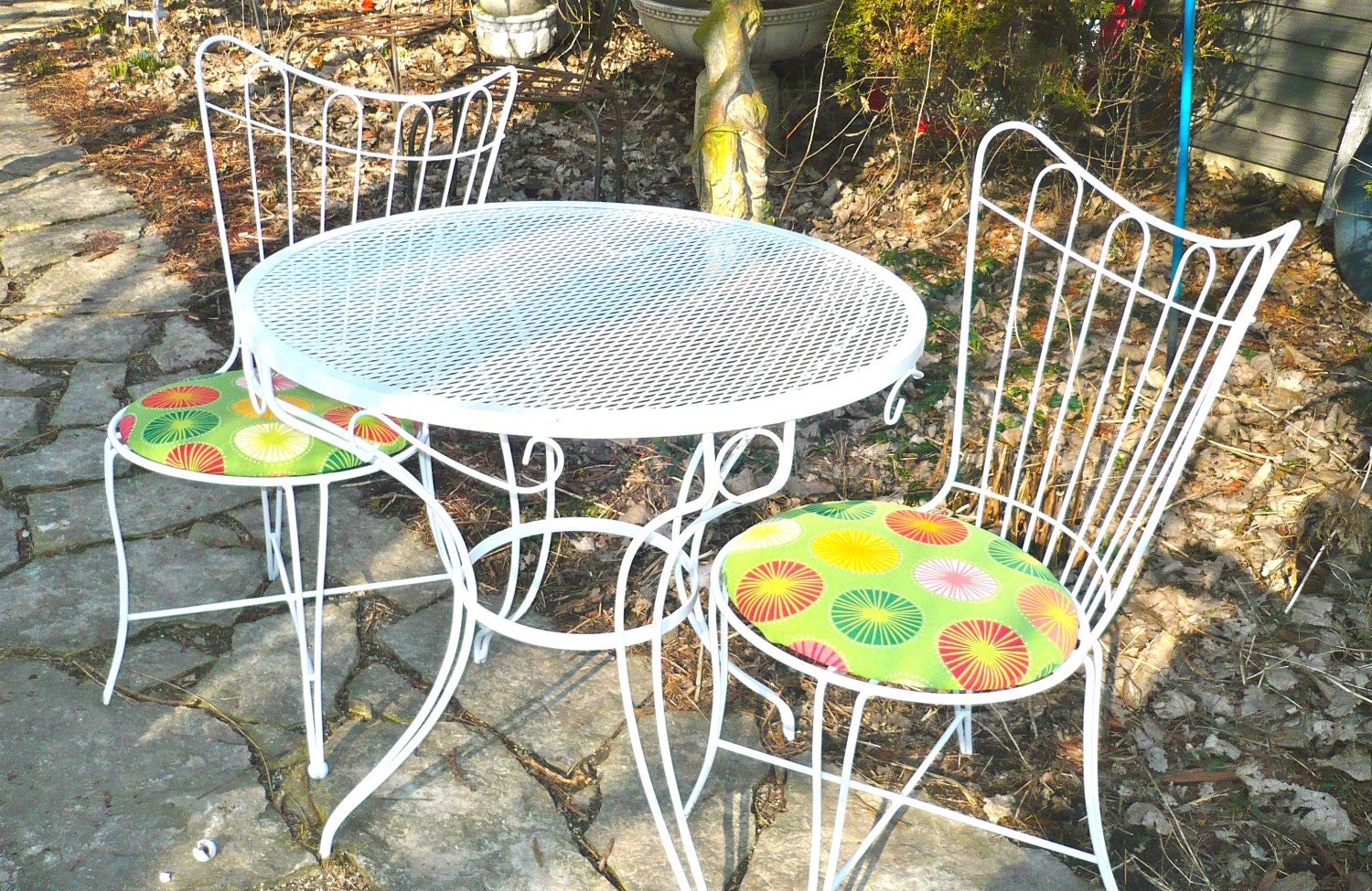 Bistro Table and Chairs Retro Mid Century Modern