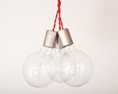 Triple Shot Woven - 3 Globe Hanging lamp