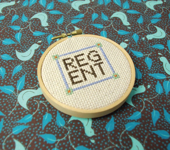 Pittsburgh Cross Stitch Pattern PDF - "Regent Square"