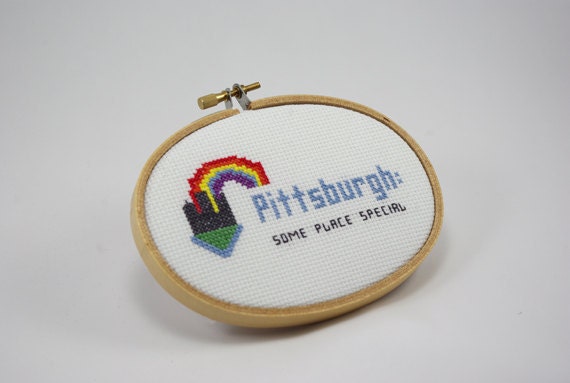 Pittsburgh Cross Stitch Pattern PDF - "Some Place Special"