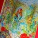Garden Lady Watercolor Print & Card Set, Professional Red Matt, Foam Core, Ready To Frame