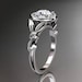 platinum diamond floral wedding ring,engagement ring ADLR129