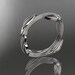 14kt  white gold  leaf and vine wedding ring,engagement ring ADLR31A