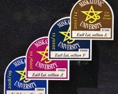 Miskatonic Parking Decals ( 4-year Set, 2008 to 2012)