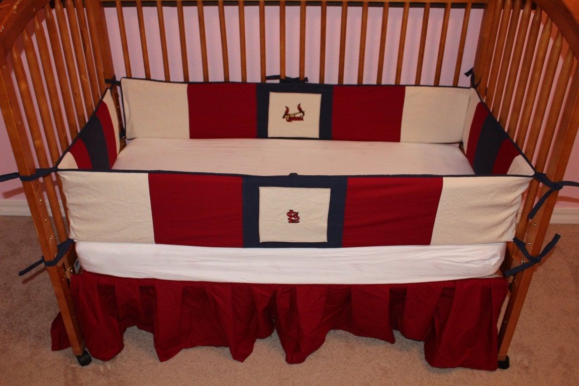 red crib bedding