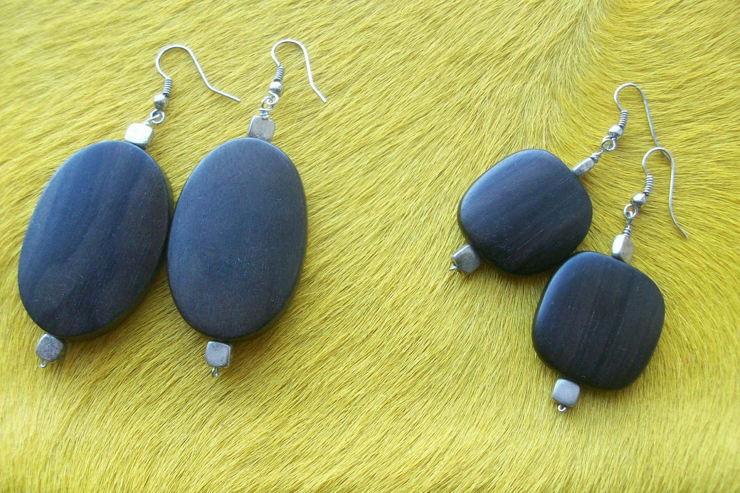 Earthwear wood dangle earrings