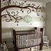 Tree Wall Decal nursery wall decal wall sticker - Corner Tree -33