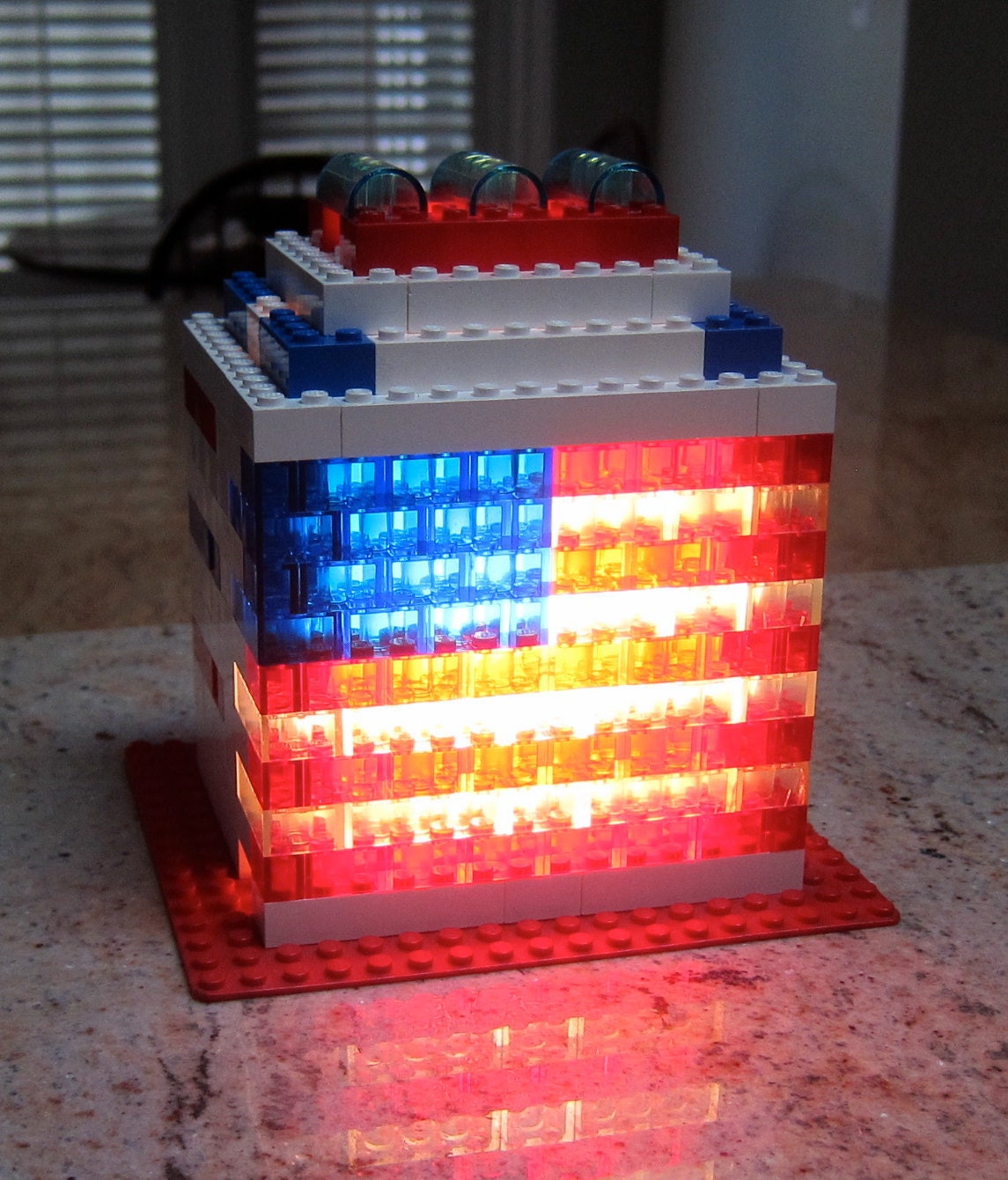 American Flag LED accent light