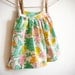 Girls Garden Party Skirt / Vintage Fabric / Spring Gardens / 12-18 months / OOAK