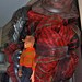Halloween Wreath, Deco Mesh Wreath, Mesh Wreath, Orange Wreath, Black Wreath, OOAK Wreath, Halloween, Spiral Wreath, Freddy Krueger, Freddy